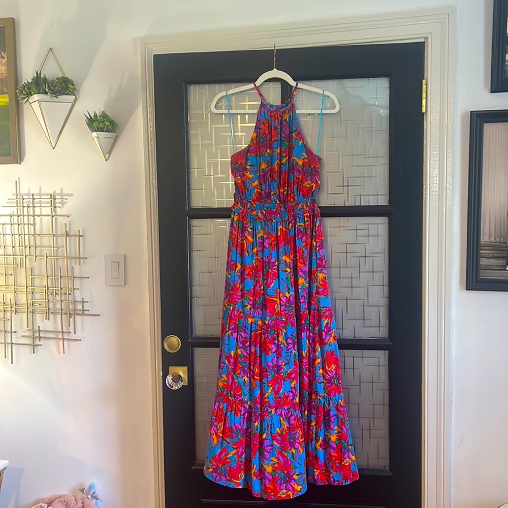 Lost & Wander Size Small Bright Floral Maxi Dress